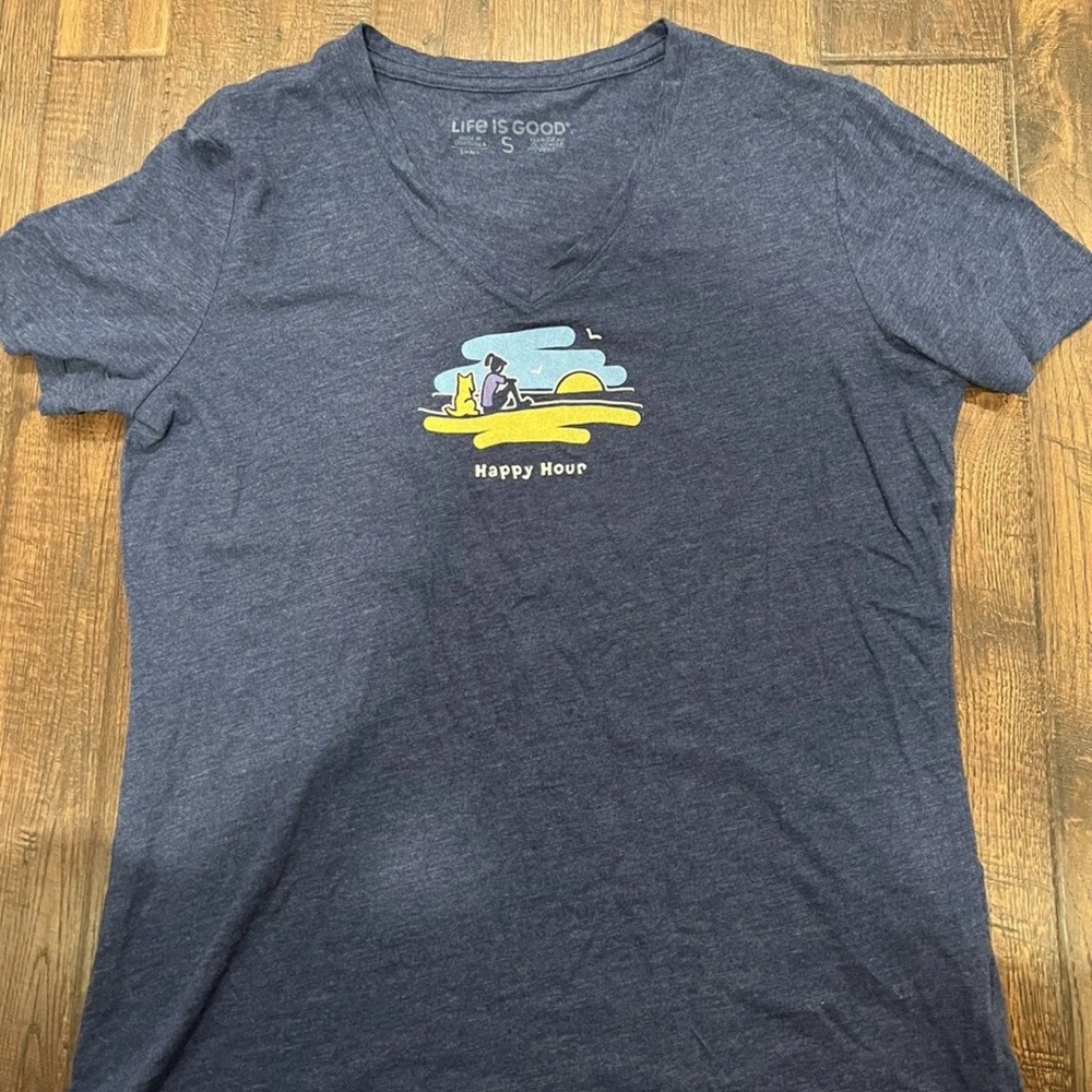 life is good t shirt small